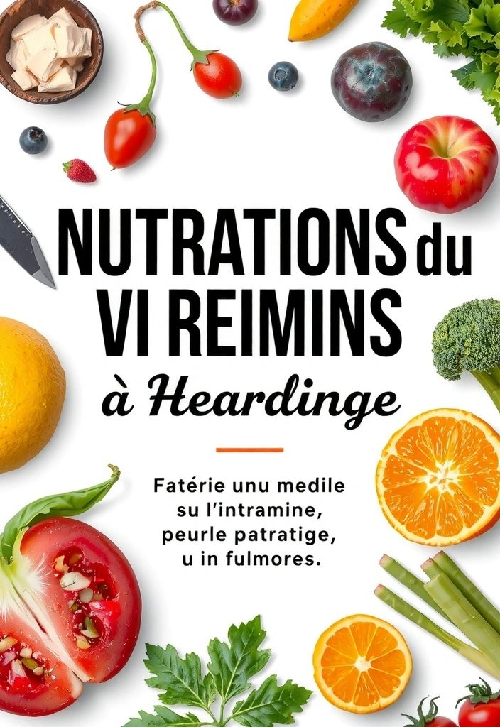 Livre sur la nutrition et les vitamines