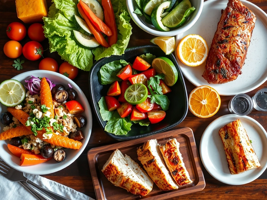 Récapitulatif visuel de la commande de plats sains préparés par Lyonchef