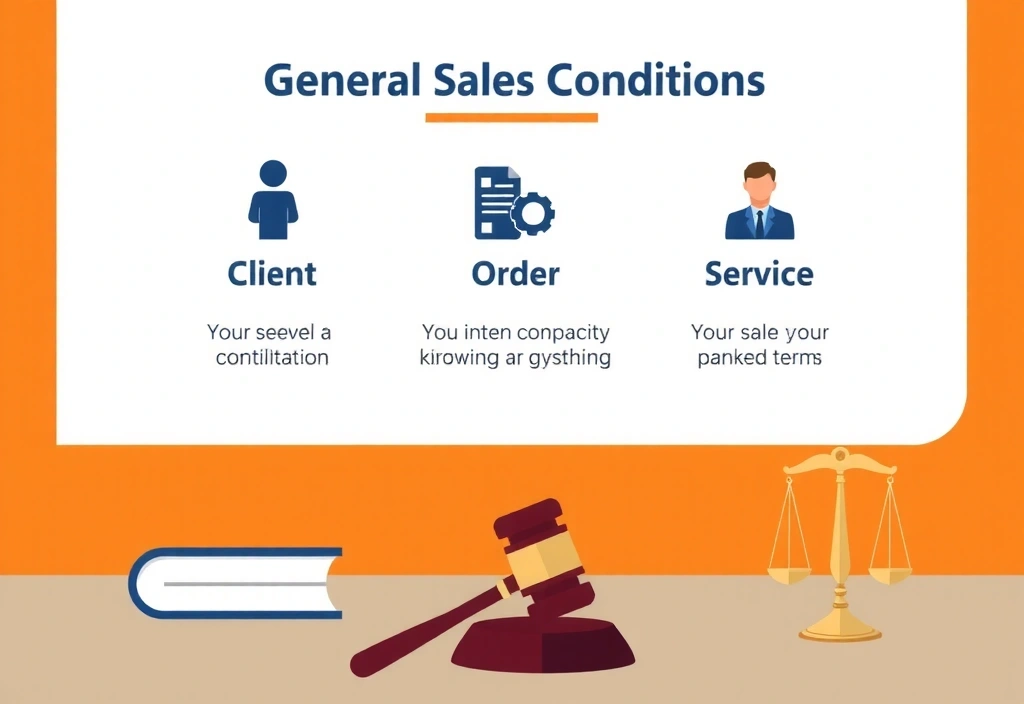 Illustration des définitions légales pour les conditions générales de vente