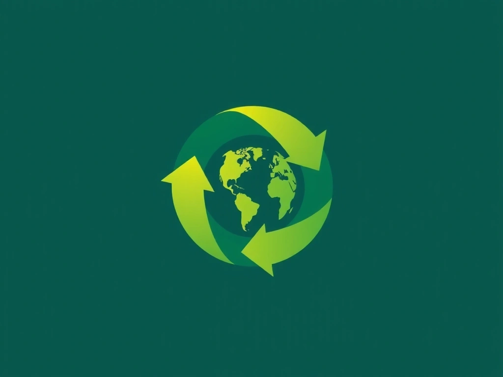 Symbole d'engagement environnemental de Lyonchef, représentant une planète verte