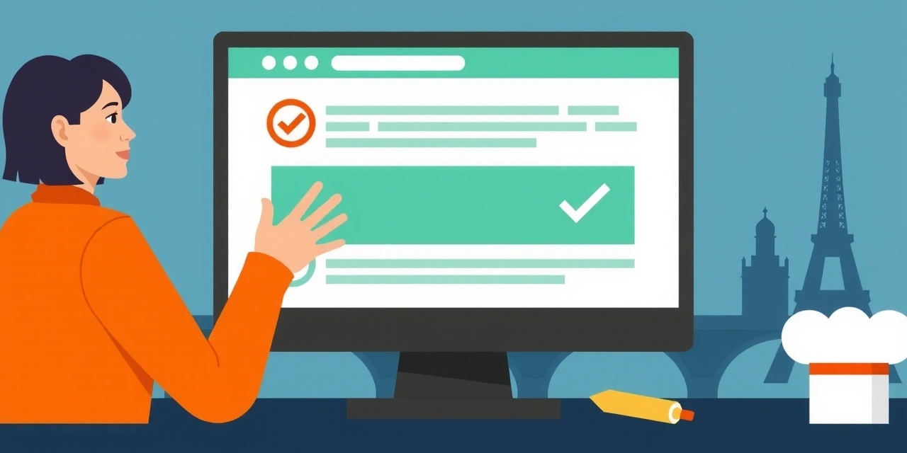 Illustration des conditions d'utilisation du site Lyonchef