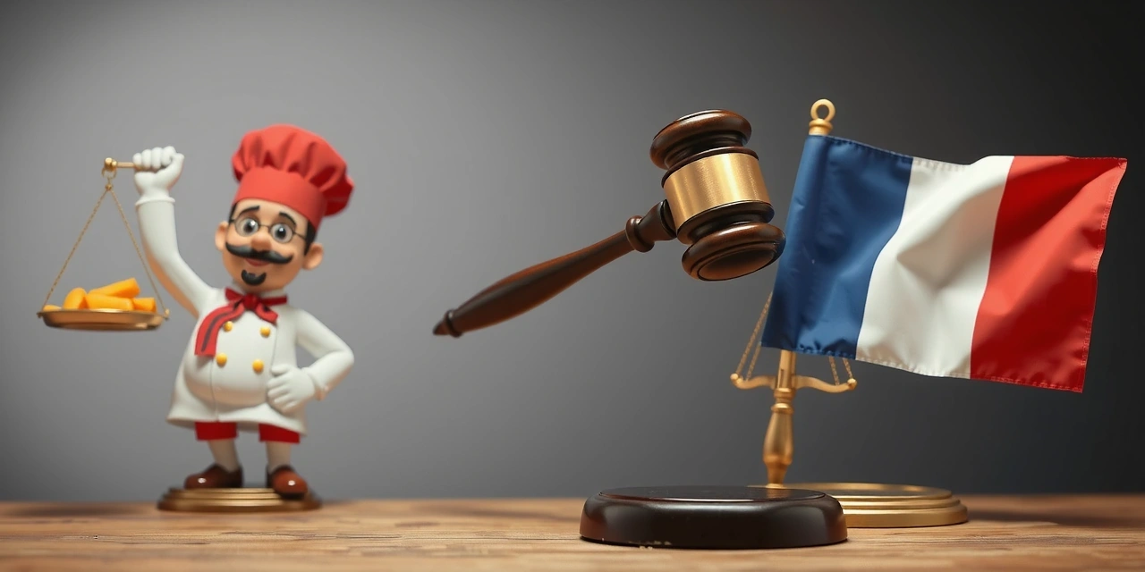 Représentation du droit applicable pour Lyonchef